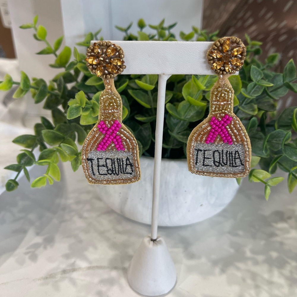 Tequila Bottle Earrings